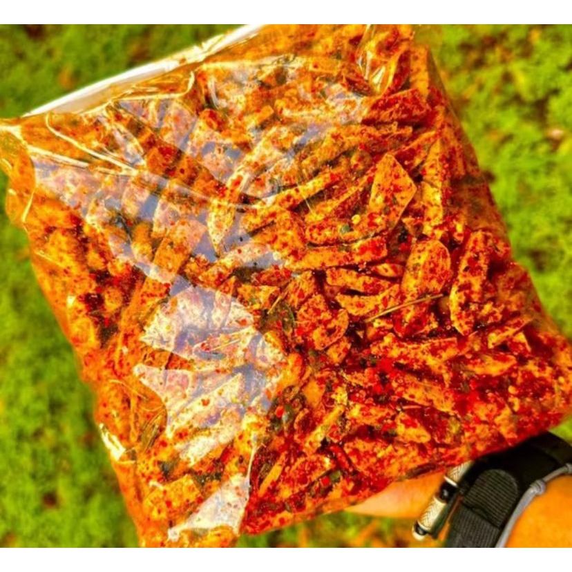 

Basreng baso goreng Basreng stik pedas Basreng Kering Cabe asli daun jeruk 1kg