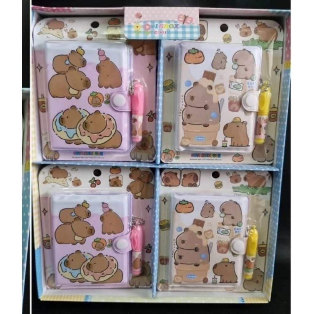 

Buku Notes Mini Kuromi Cinnamoroll Pom Pom Purin 1Box 24pcs || Buku Memo Kecil || Note Mini