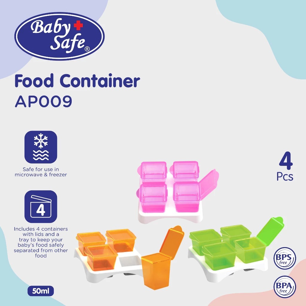 Baby Safe Multi Food Container - Alat Mpasi bayi/baby safe AP009