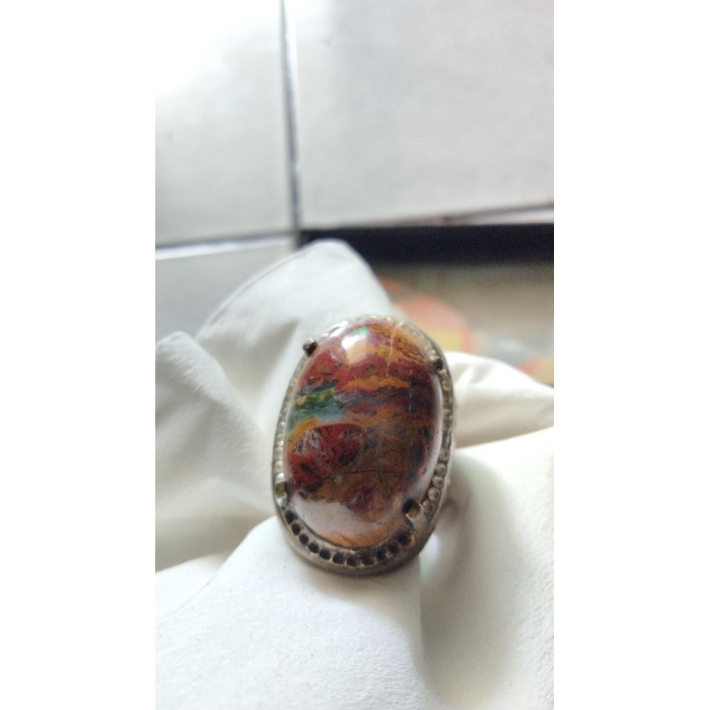 Batu Akik Pancawarna Jumbo