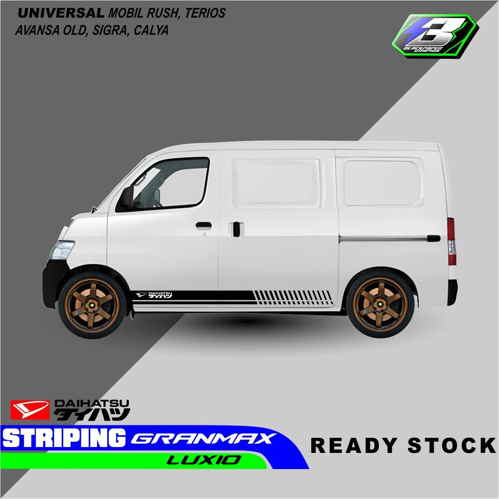 STIKER STRIPING LIST MOBIL GRANDMAX STIKER BODY MOBIL GRANDMAX APV TERBARU TERLARIS GM 03