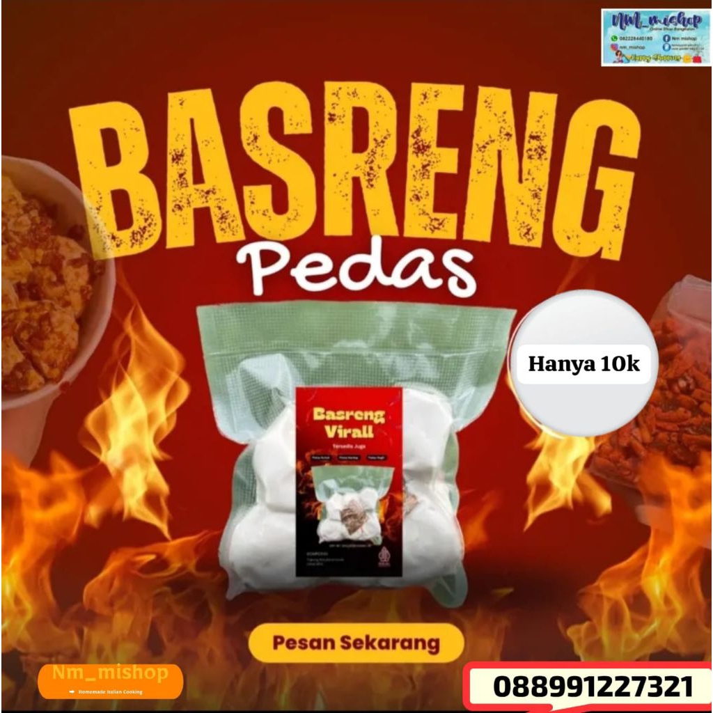 

Basreng mentah chili oil