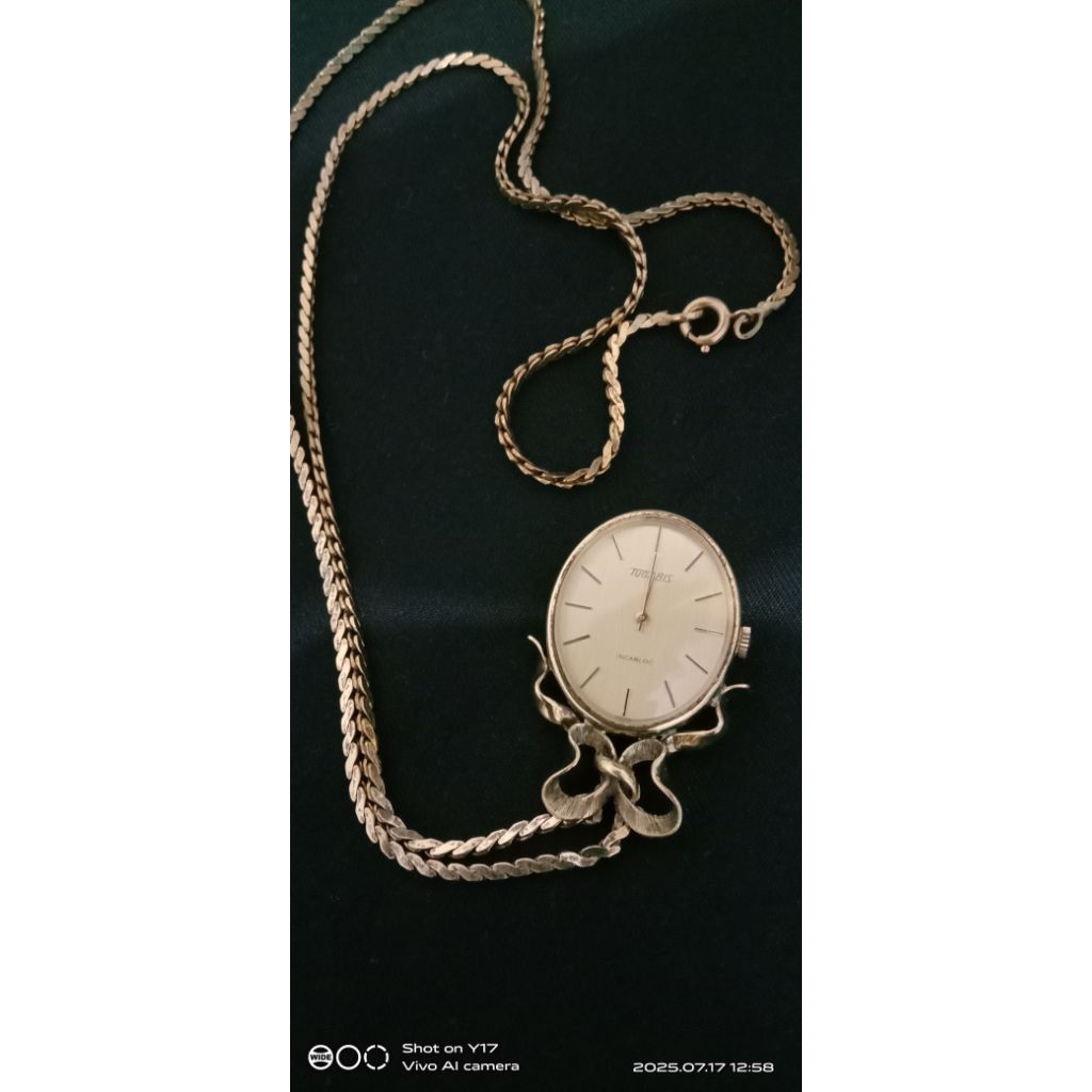 Jam Kalung / Liontin / Necklace Watch Tugaris manual winding All Original