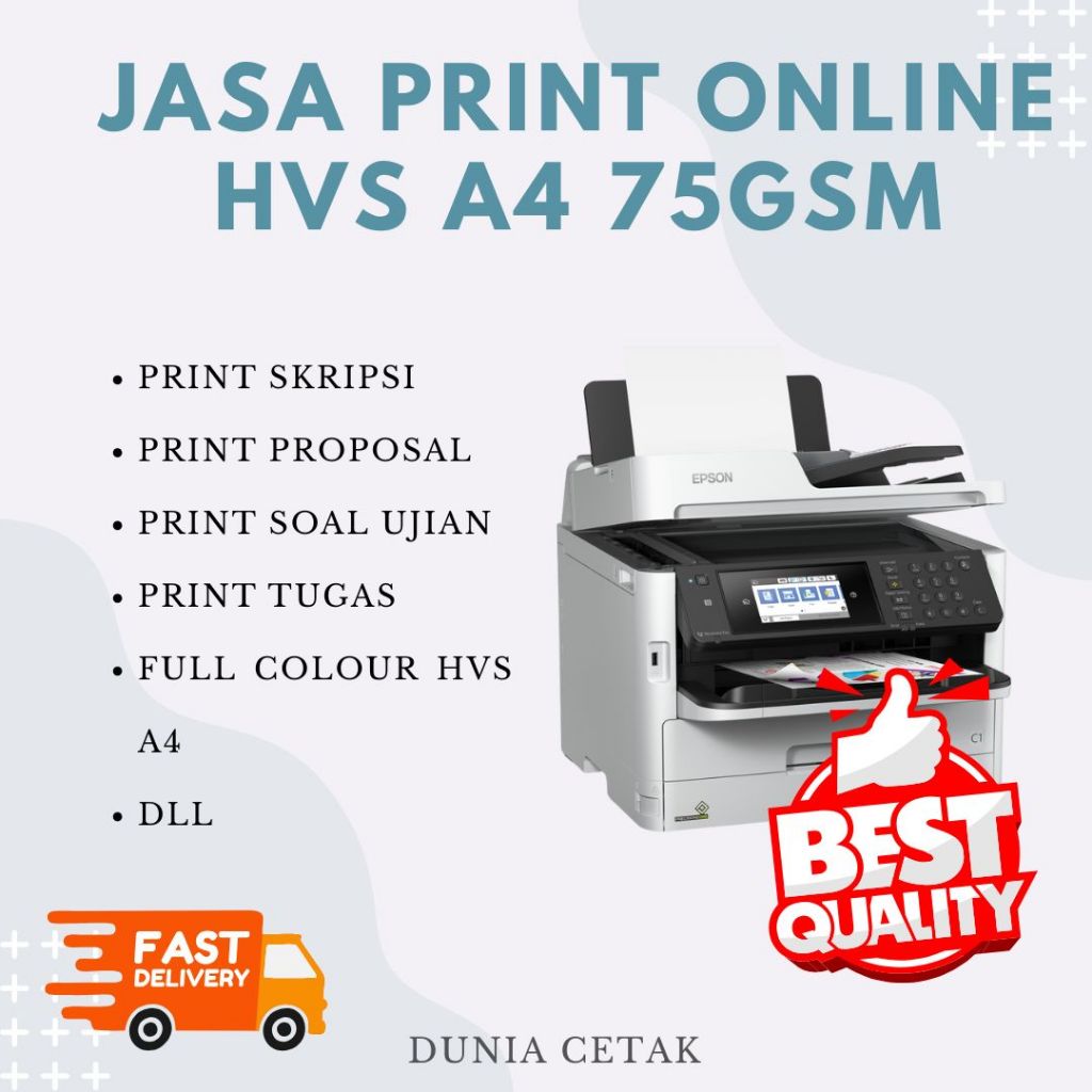 

PRINT CETAK HVS A4 75gsm DOKUMEN | PROPOSAL | SKRIPSI | MAKALAH | TUGAS