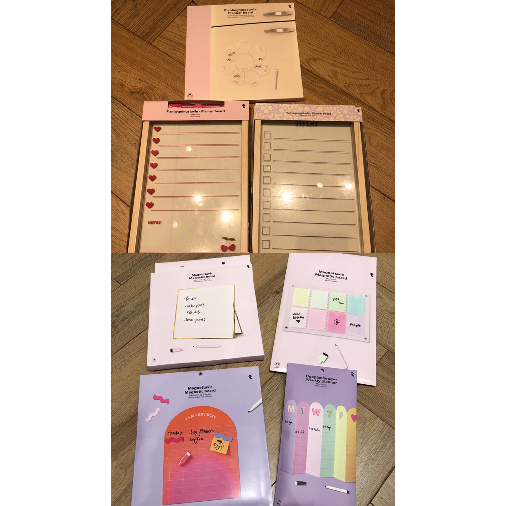 

[JASTIP FLYING TIGER] Koleksi Planner Board Papan Tulis Magnetic Kaca