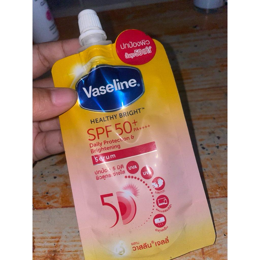 vaseline serum spf 50 preloved