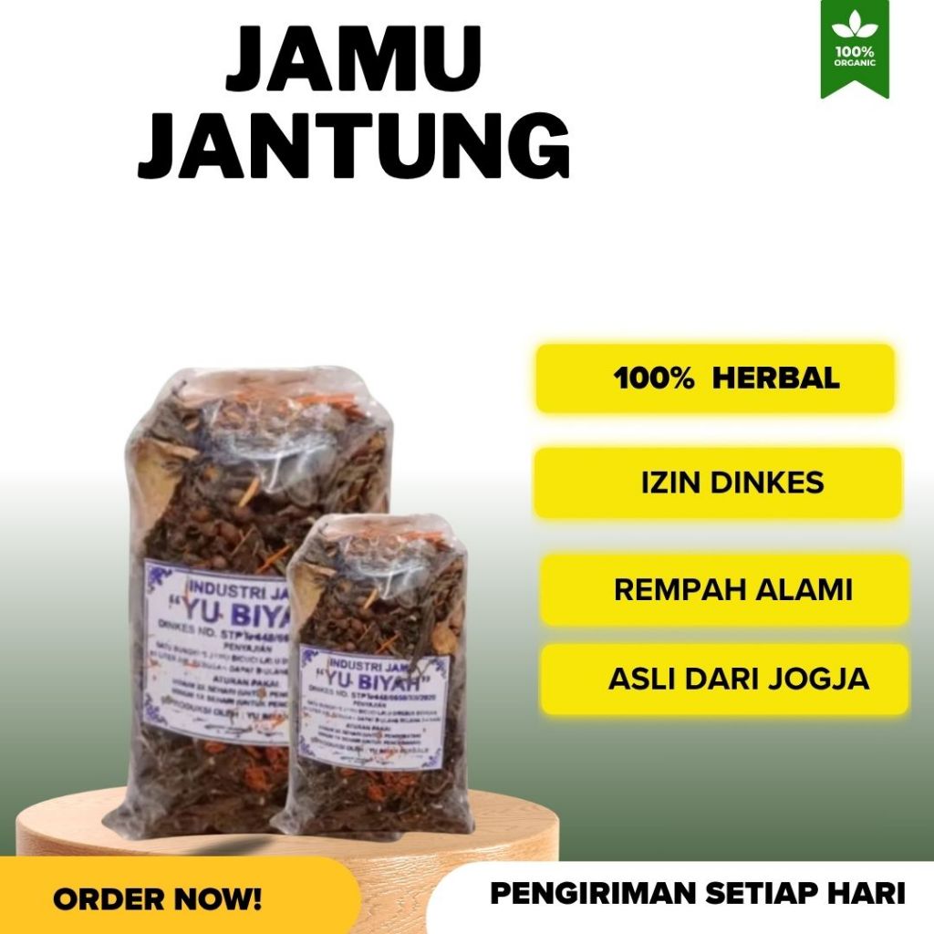 

Jamu Godog/ Obat Sakit Jantung/ Obat Nyeri Dada/ Obat Jantung Koroner/ Obat Lemah Jantung