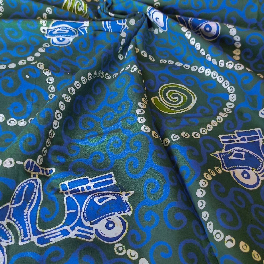 Kain batik tulis antik mix warna alam & sintetis untuk kemeja pria dan wanita