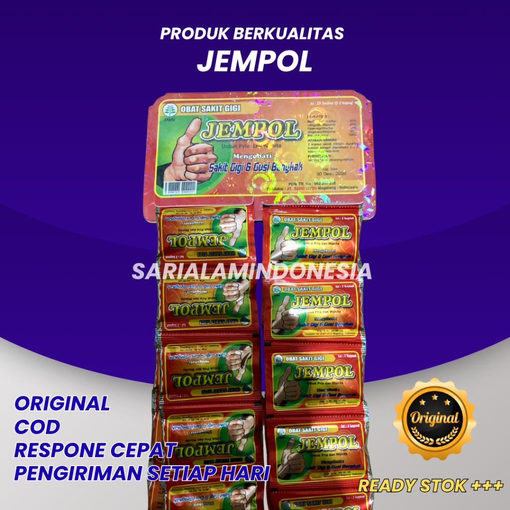 

Obat Sakit Gigi Jempol Renceng 20 Sachet Original