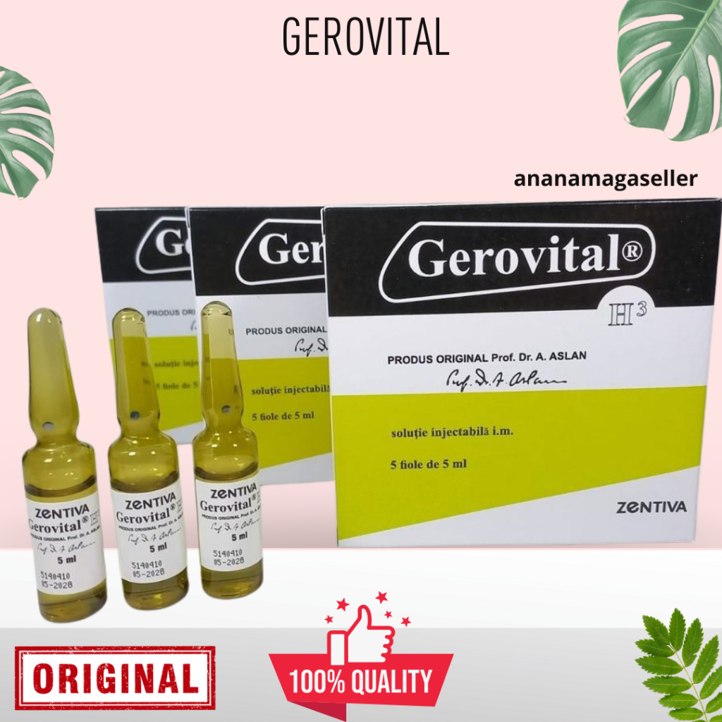 Gerovital H3 Original | Gerovital Coklat Original PerBox