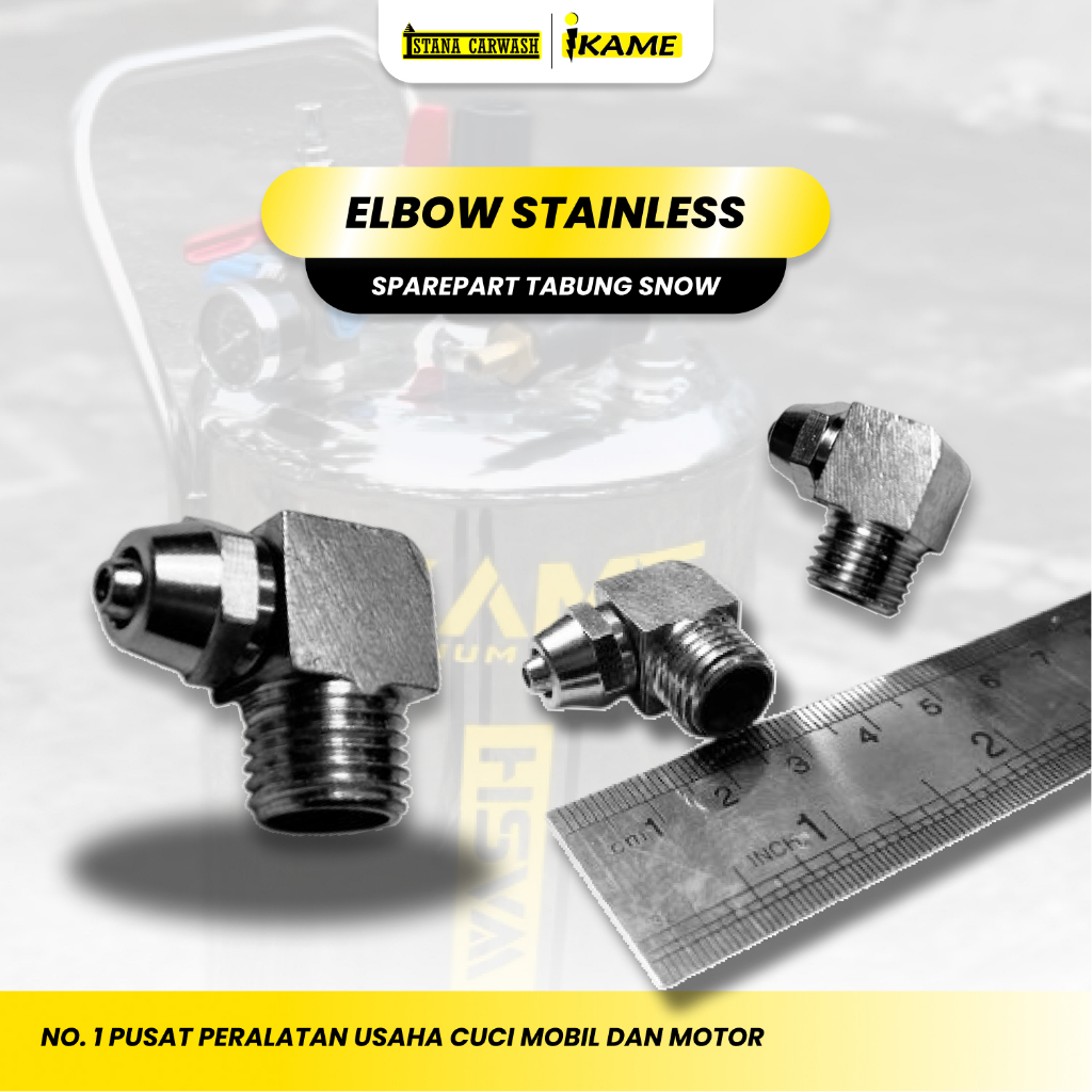 Elbow Stainless Tabung Salju IKAME