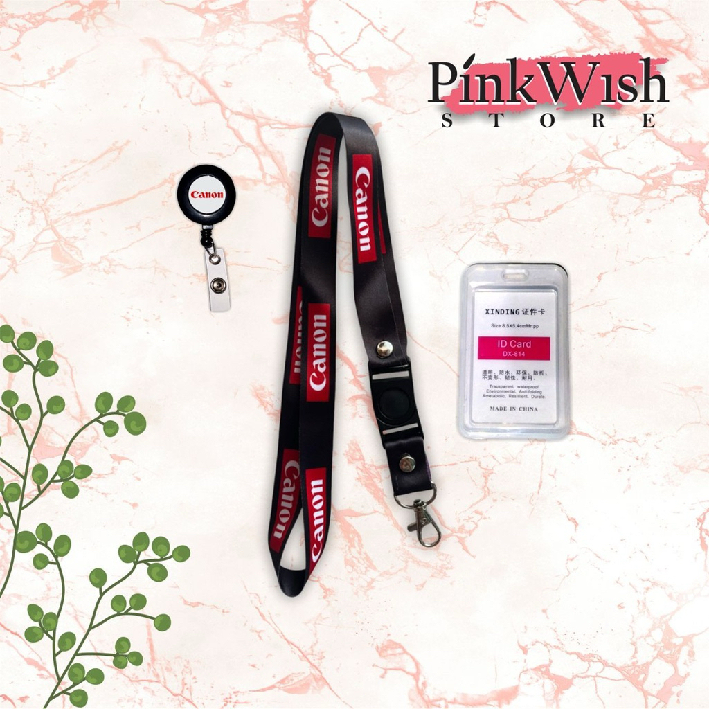 

Lanyard CANON / Tali idcard CANON [Ready stock] Termurah