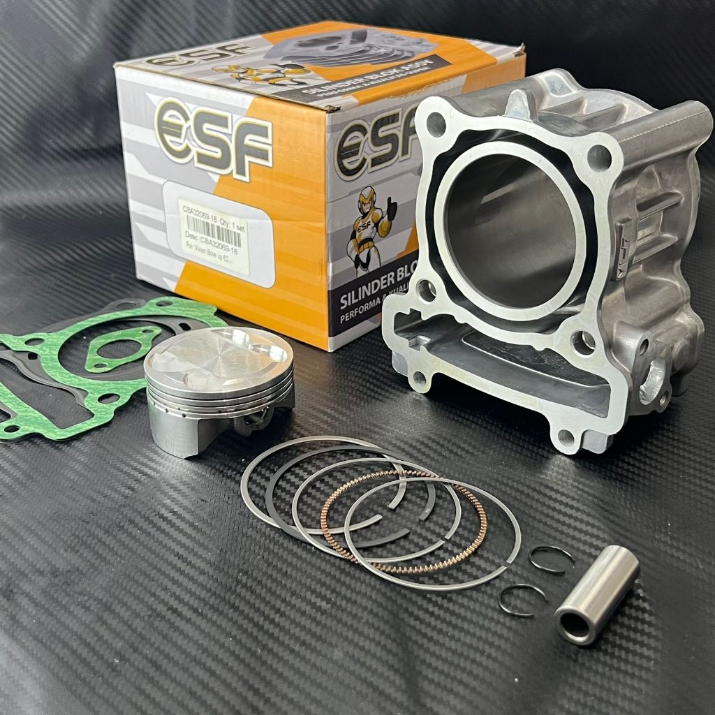 BLOK SEHER VIXION/BORING BLOK CYLINDER BORE UP VIXION 62MM BLOCK VIXION SEHER MX LAMA 62MM BORE UP 6