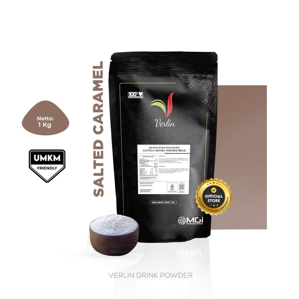 

bubuk minuman Verlin drink powder Salted Caramel 1kg verlin powder drink saltedcaramel 1kg verlin salted karamel