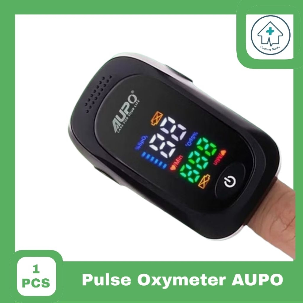 Pulse Oxymeter AUPO  Finger Pulse Oxymeter  Saturasi Oksigen