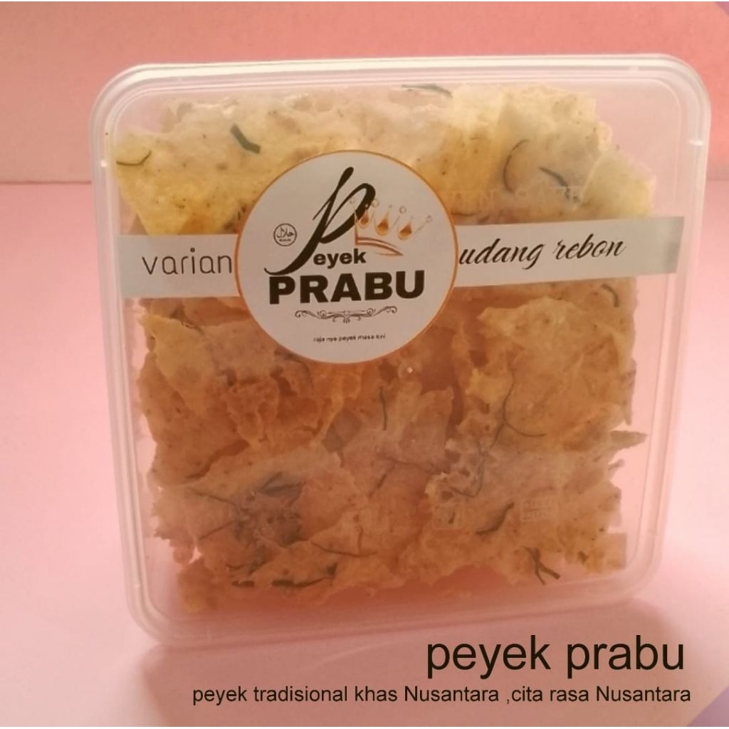 

peyek rebon /peyek kacang /peyek teri Medan /peyek kacang ijo peyek prabu kotak thinkwall 1500ml