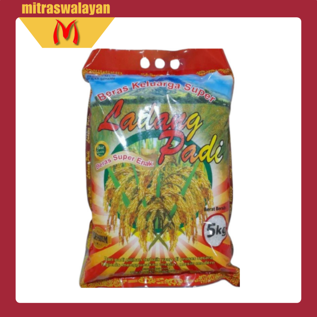 

Beras Premium Ladang Padi Kemasan Zak 5 kg