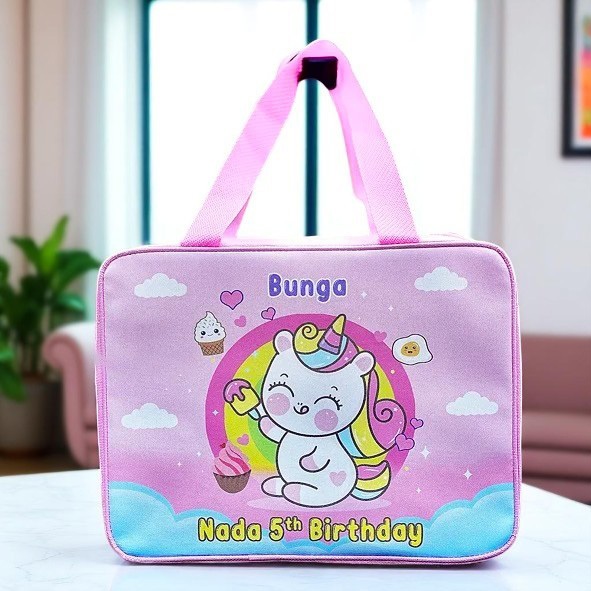 

Tas Souvenir Ultah Custom Nama – Cocok Untuk Kotak KFC