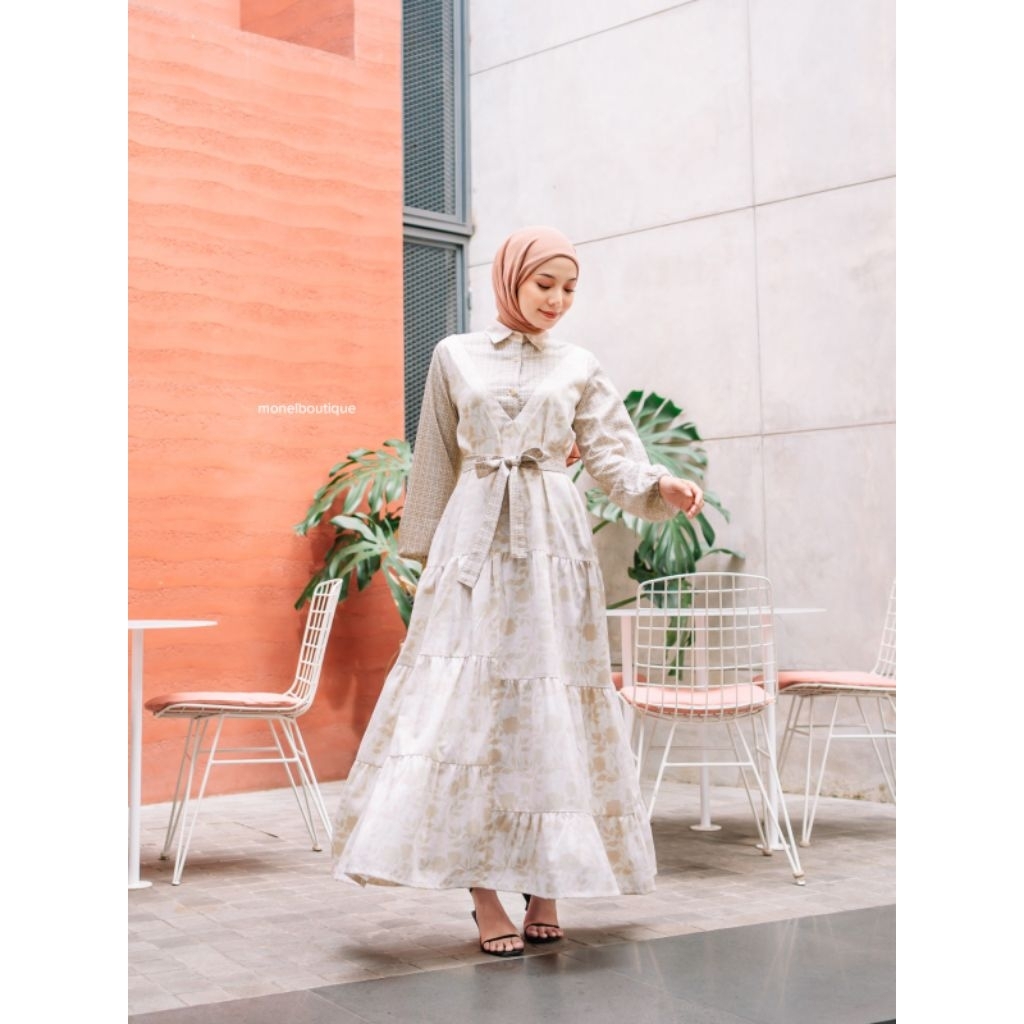 Monel - Dress / Gamis / Dress Wanita - ALYRA