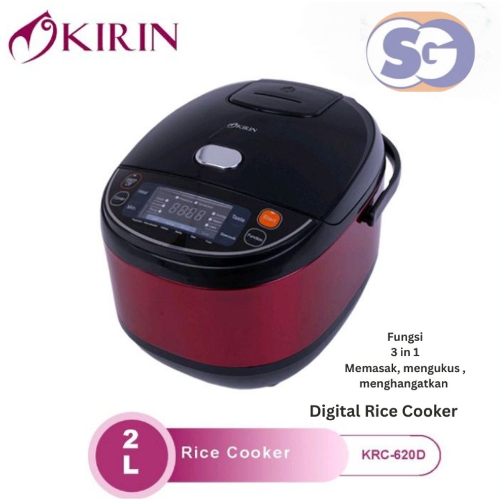 Kirin Rice Cooker KRC 620D / Magic Com 2 Liter