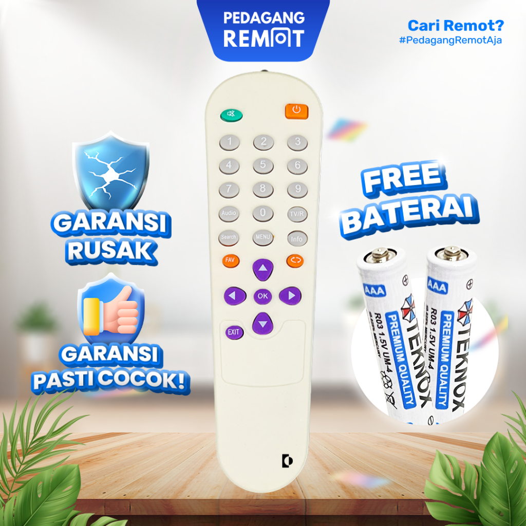 Remote STB Venus Cabai Rawit Digital / Remot Set Top Box Receiver Parabola Venus Cabe Rawit