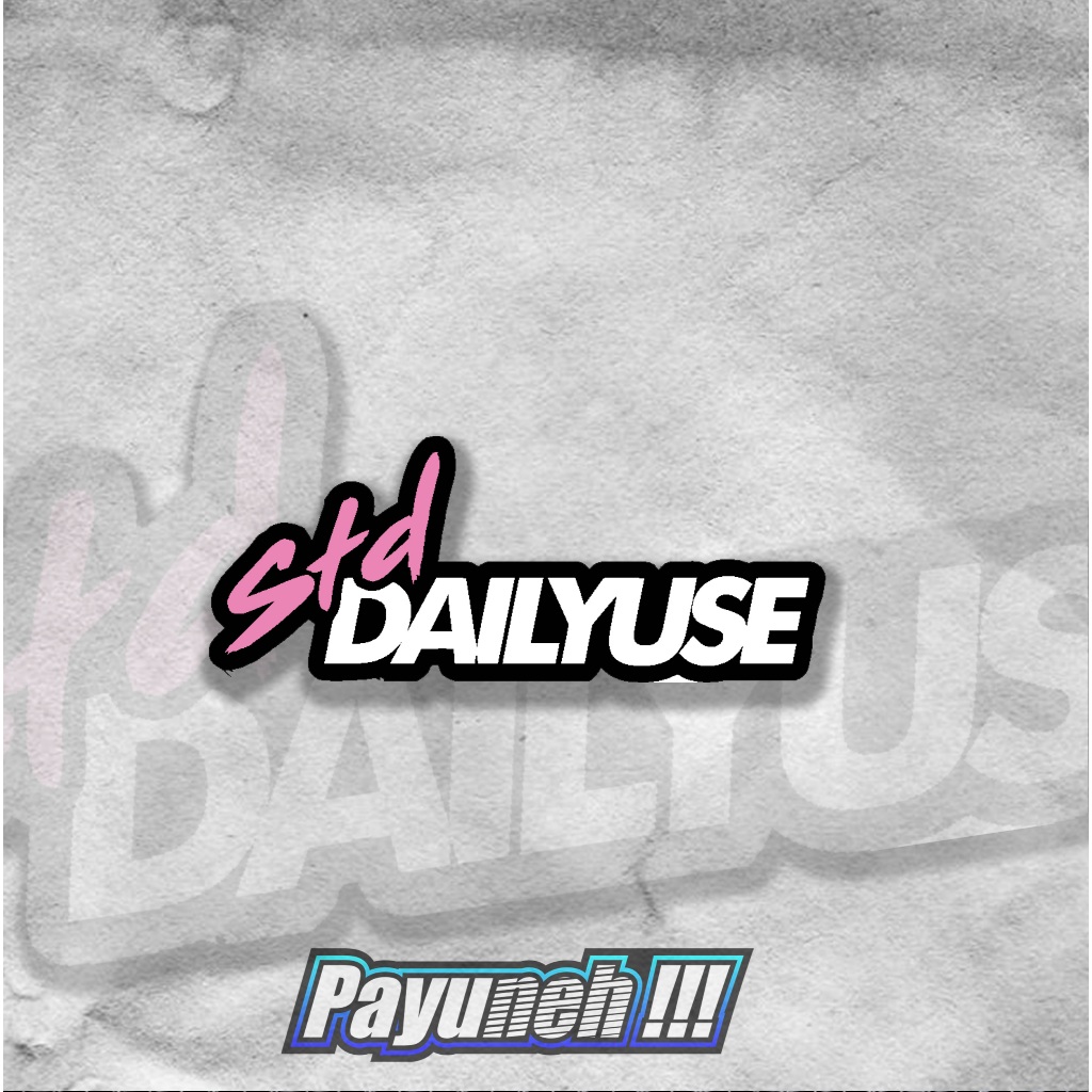 

STICKER KATA KATA STD DAILYUSE AESTHETIC ANTI AIR - STICKER HELM TUMBLER CASE HP DLL