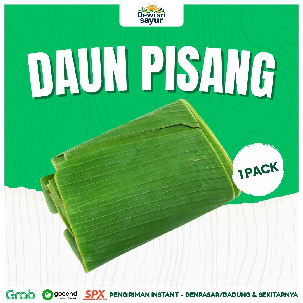 

Daun Pisang 1 pack – Dewi Sri Sayur