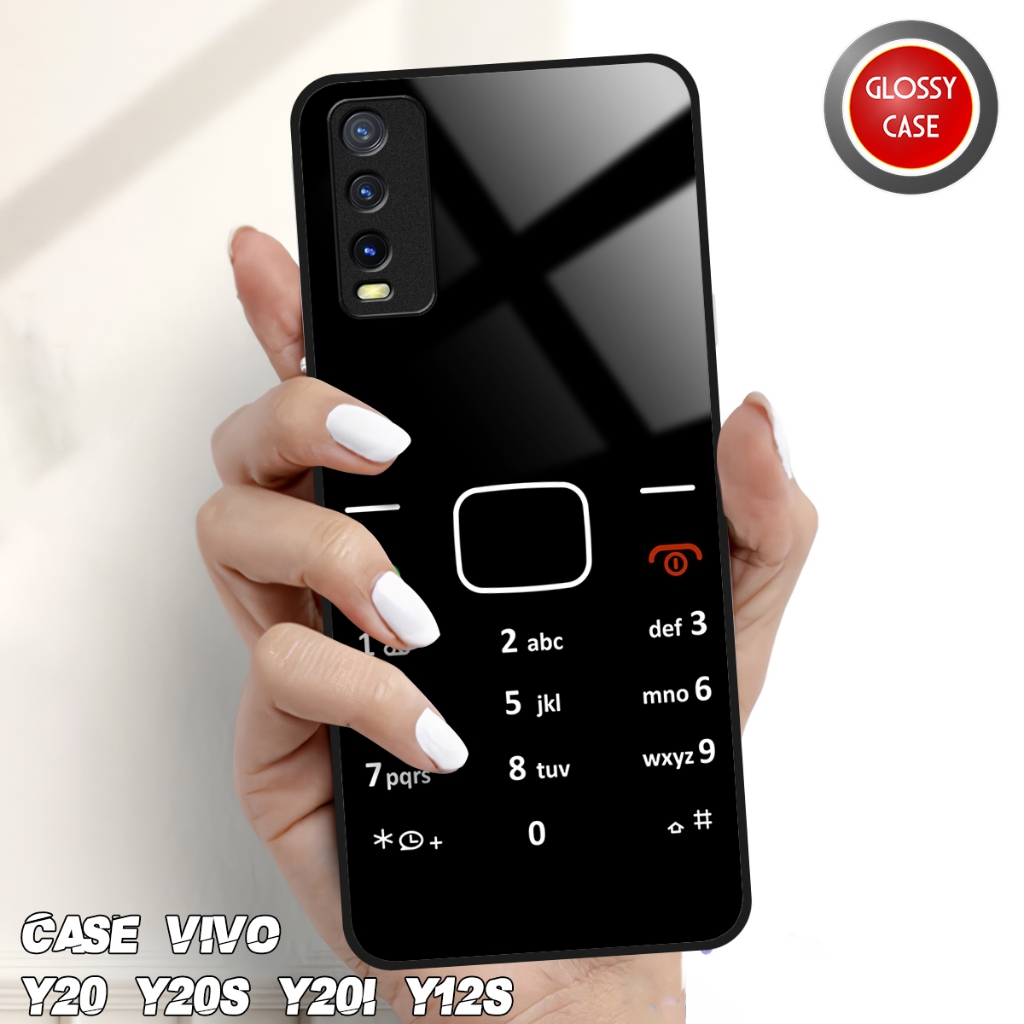 Glossy Case - Casing Hp Vivo Y20 / Y20s / Y20i / Y12s - Casing Hp Murah - Case Kilau Vivo - Kesing H