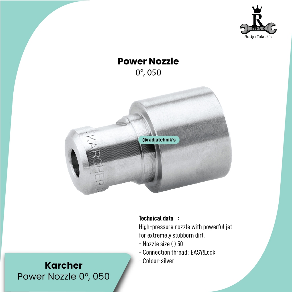 KARCHER  Karcher Power Nozzle 0° 050  High Pressure Nozzle