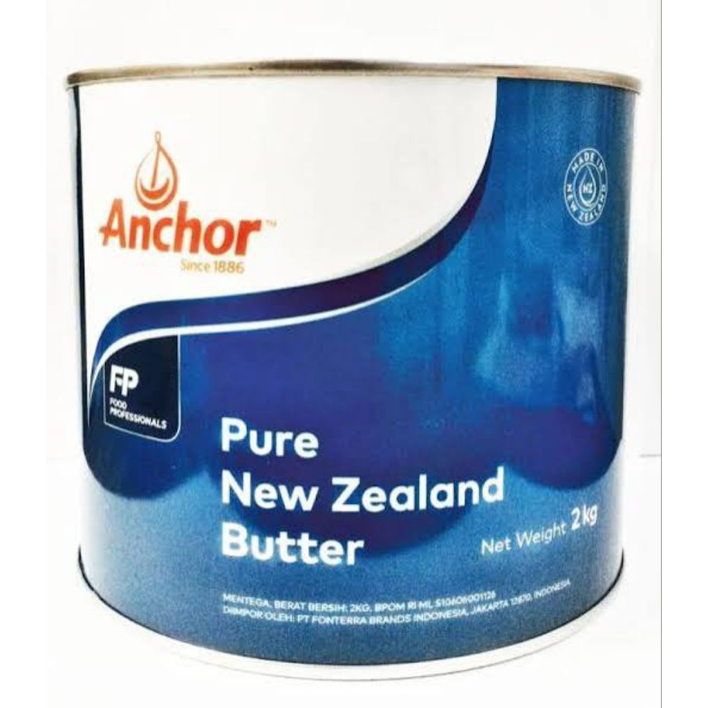 

ANCHOR BUTTER BUTTEROIL ROOMBUTTER UNSULTED 2KG