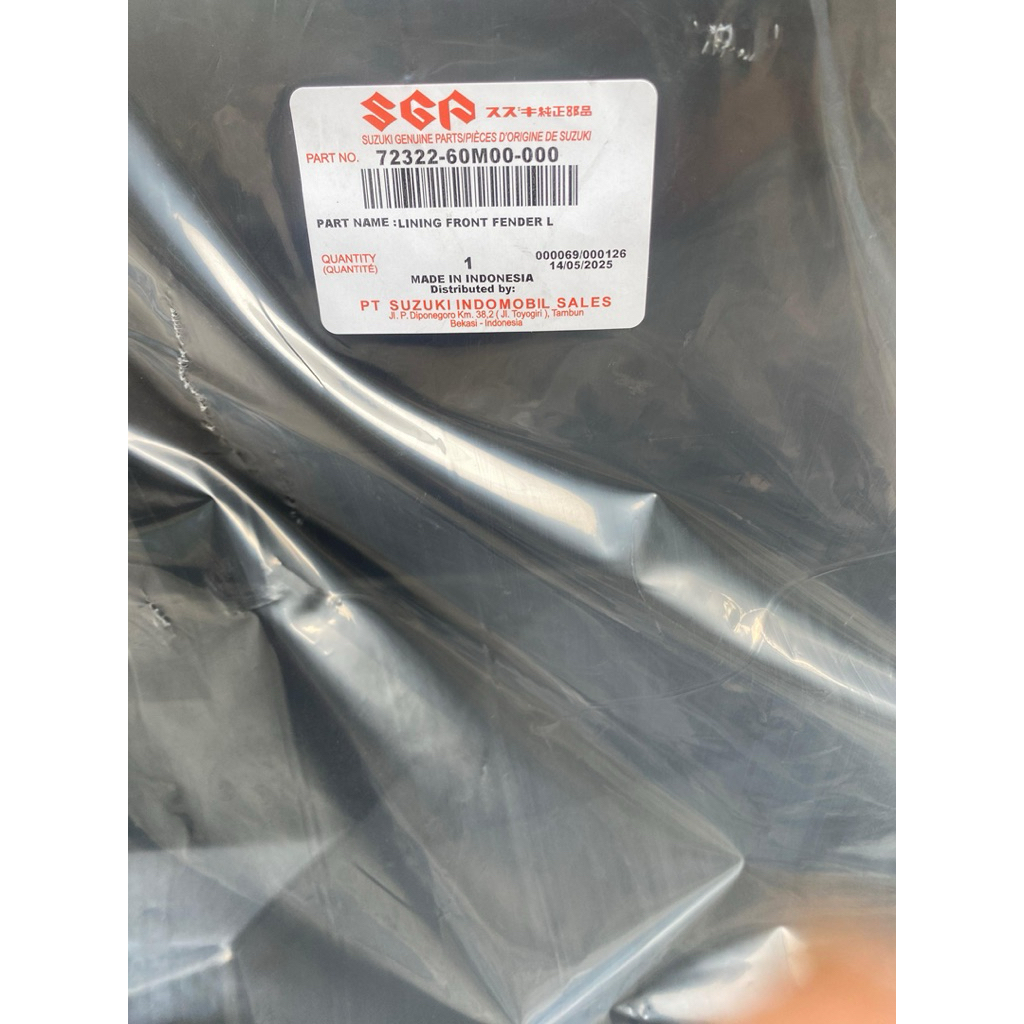 LINER FENDER DEPAN ERTIGA