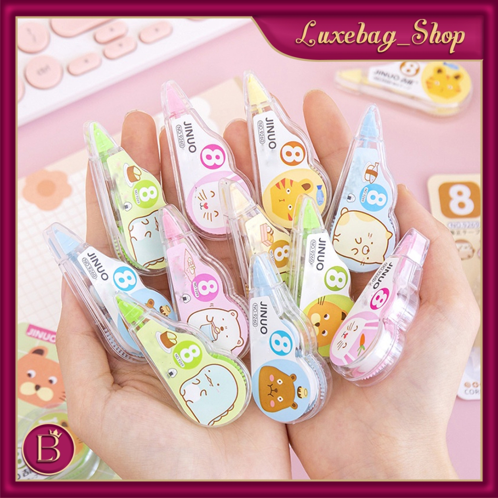 

LB - Correction Tape Students Tipex Kertas Perlengkapan Sekolah Karakter Hewan Lucu / Tipex Roll Pita Koreksi Serbaguna S087