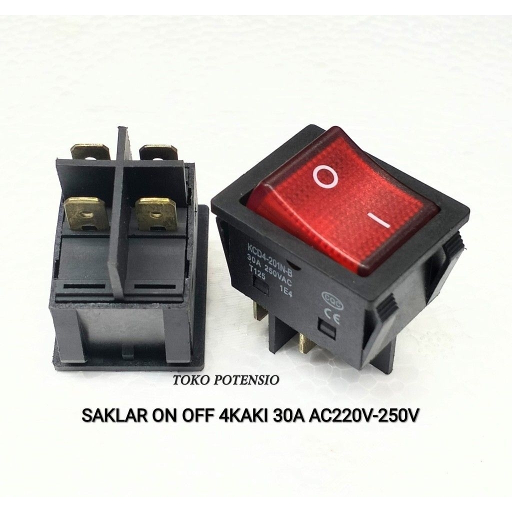 SAKLAR TRAVO LAS 4KAKI 30A ON OFF