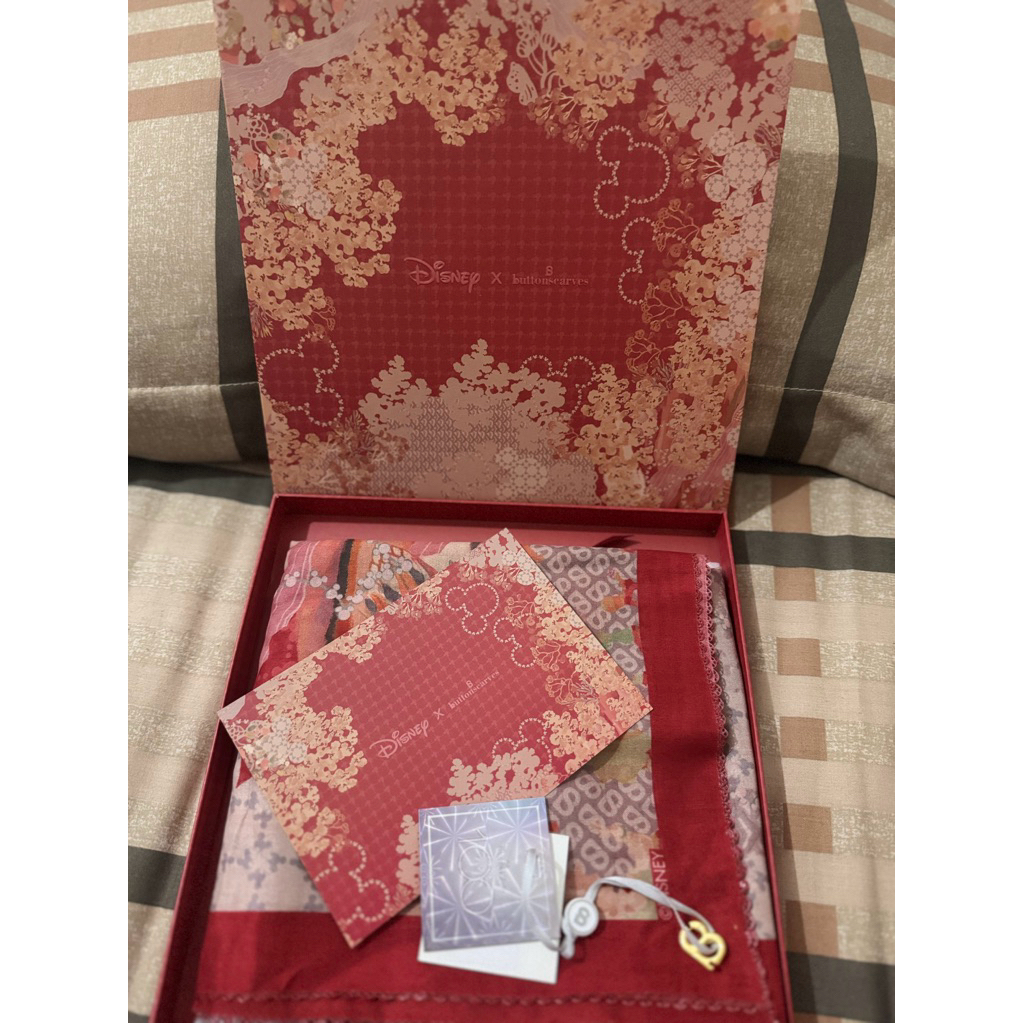 Buttonscarves Jubilation Cherry