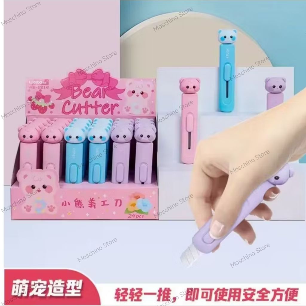 

[MS] WEIBO Pisau Cutter Karakter Lucu Dan Unik