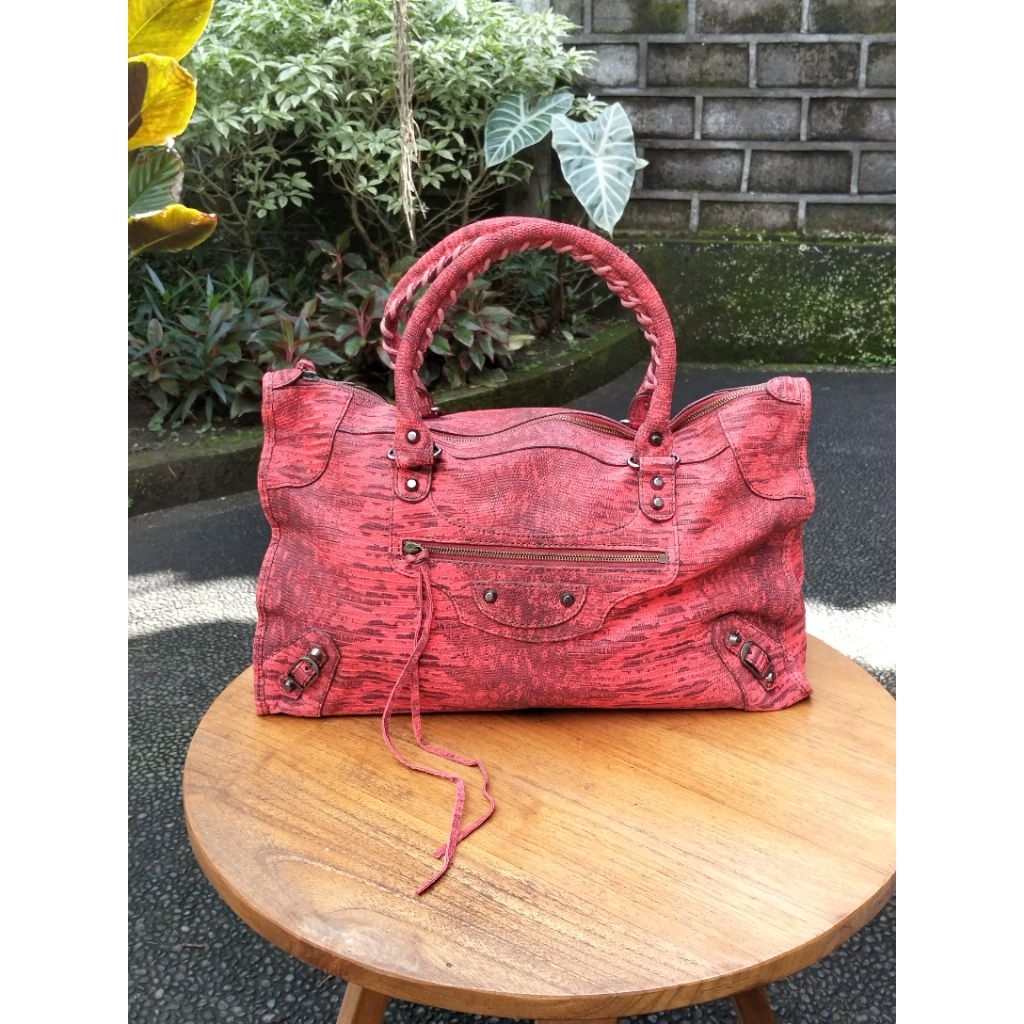 Tas wanita Bal** kulit Biawak UK 45 x 28 cm