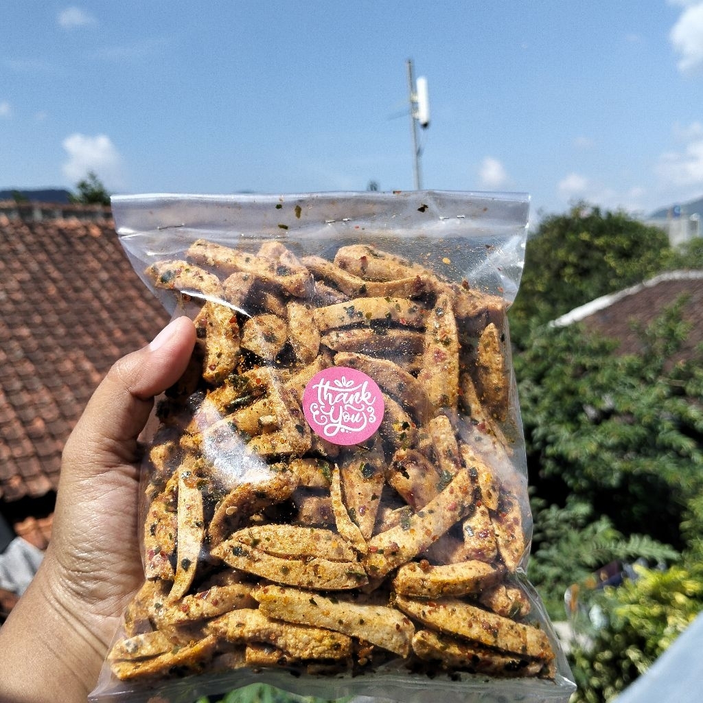 

Basreng stik daun jeruk pedas original 250gram basrengviral basreng renyah
