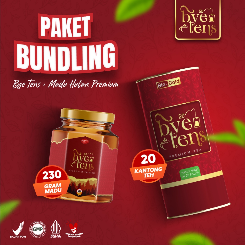 

Paket Bundling Hemat ByeTens - Madu Hutan & Teh Celup Sehat • Turunkan Darah Tinggi