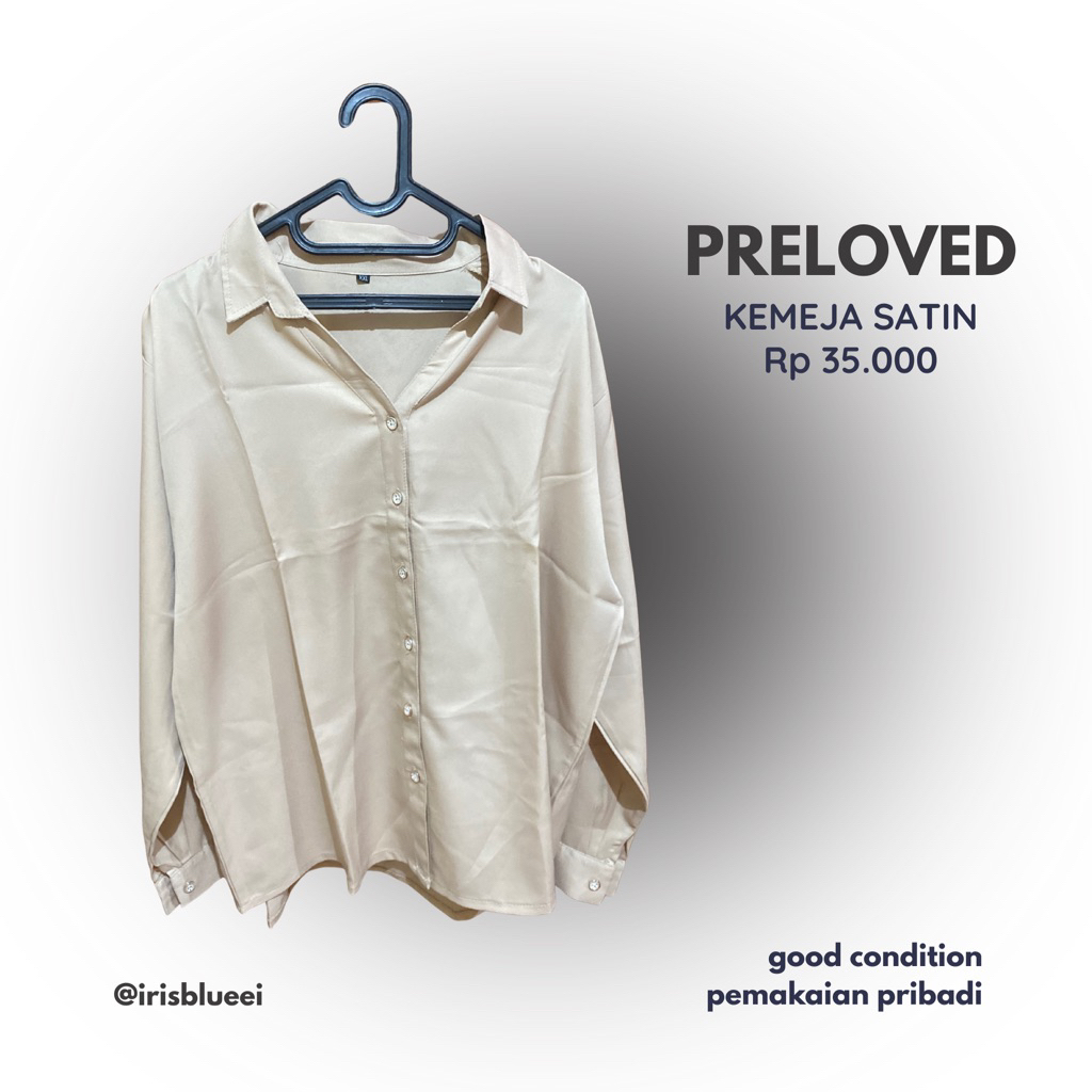 PRELOVED - KEMEJA SATIN