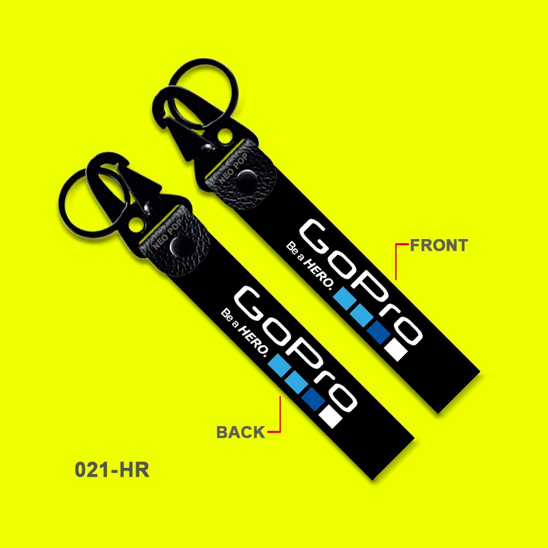 GANTUNGAN KUNCI PREMIUM GOPRO KEYCHAIN SEPEDA MOTOR MOBIL AKSESORIS GO PRO KAMERA TOURING RUNNING VL