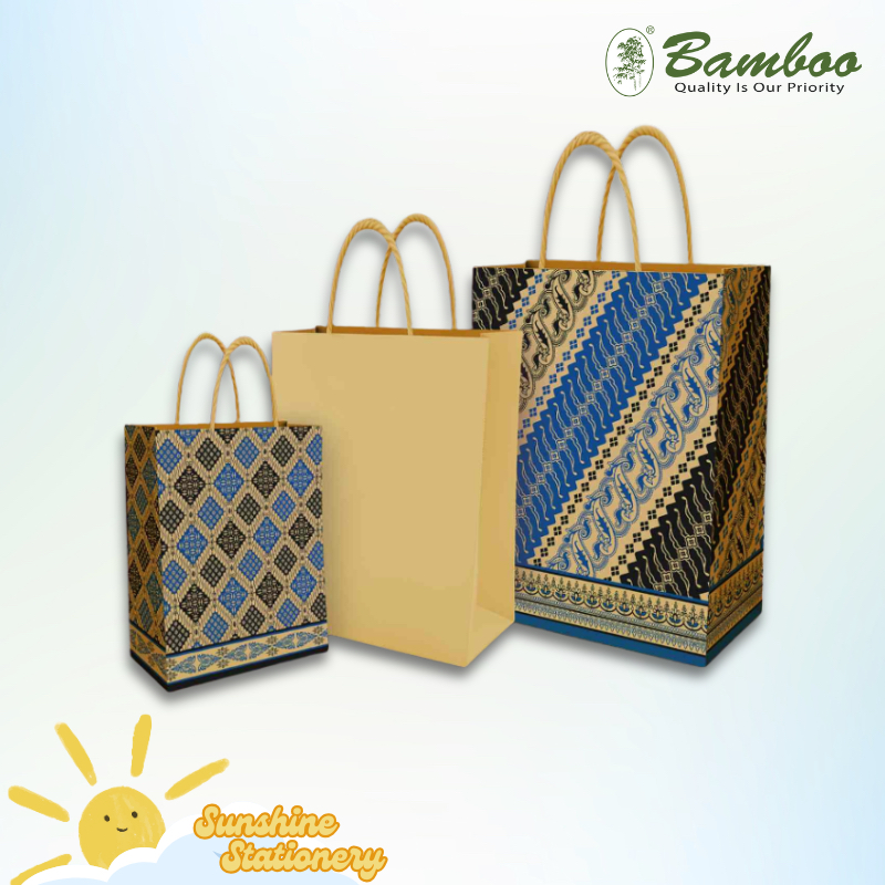 

[PCS] BAMBOO Paper Bag Polos & Batik