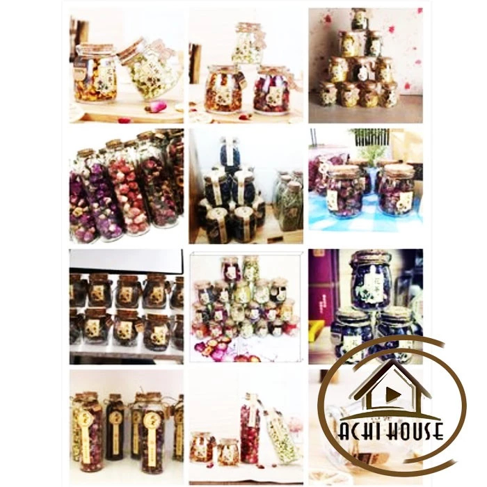 BEST SALE Jar Tutup Gabus 100ml 150ml 200ml Botol Kaca Glass Bottle Glass Jar Wish Kayu Jar