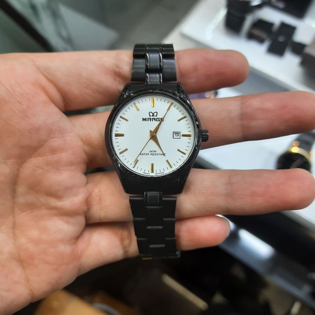 JAM TANGAN WANITA MIRAGE ORIGINAL 8708 BRP-L EP 193 16 084