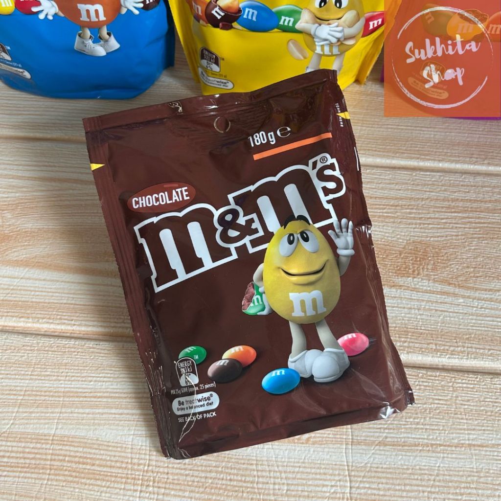 

M&M's Milk Chocolate Snack & Share Bag 180g – Cokelat Mini Warna-Warni dalam Lapisan Renyah | Camilan Party, Movie Night, & Baking | Snack Coklat M&M Australia | Ideal untuk Dibagi Bersama Teman & Keluarga | Made in Australia