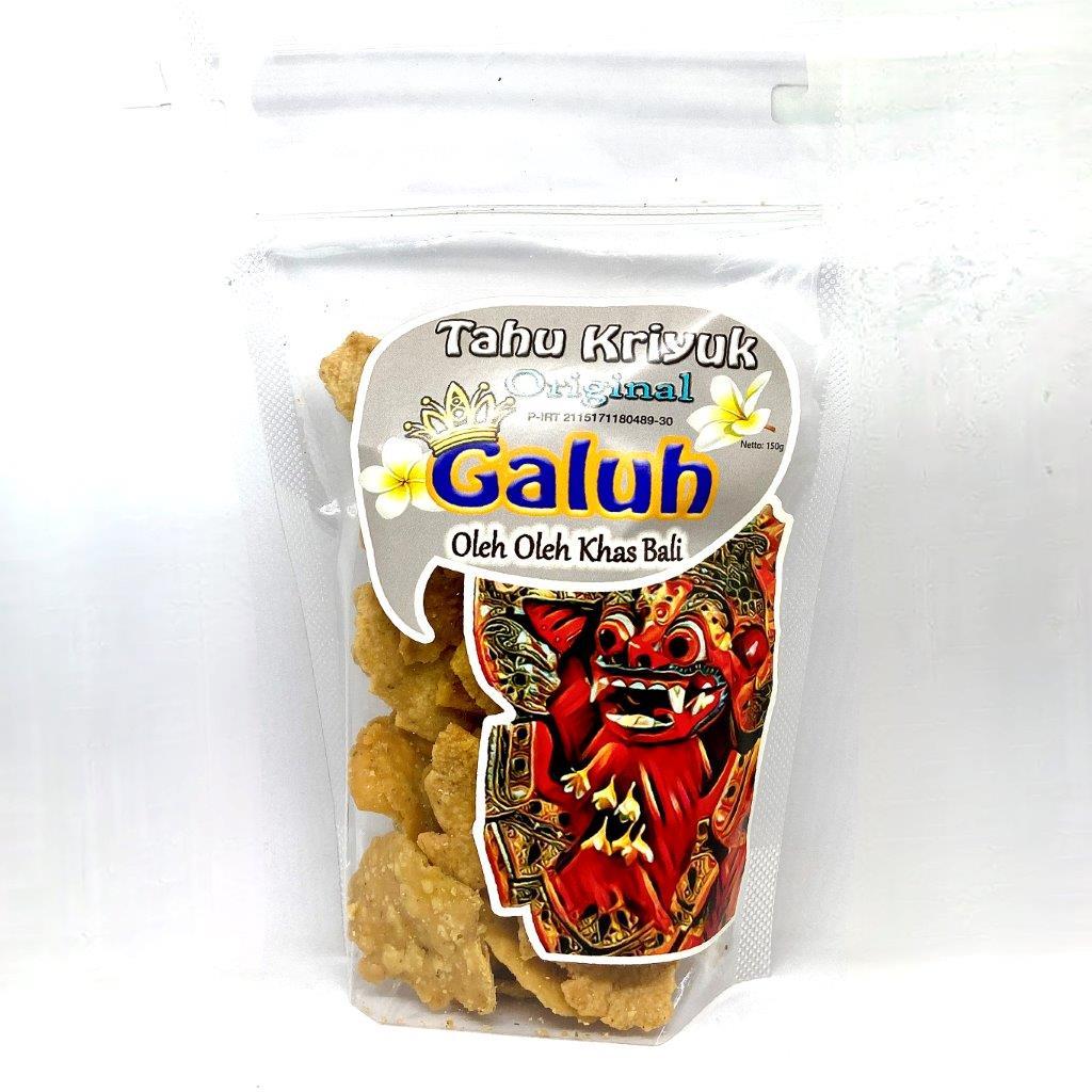 

Kripik Tahu Galuh – Camilan Khas Bali Rasa Original, Pedas, Keju – Halal & Renyah 150g