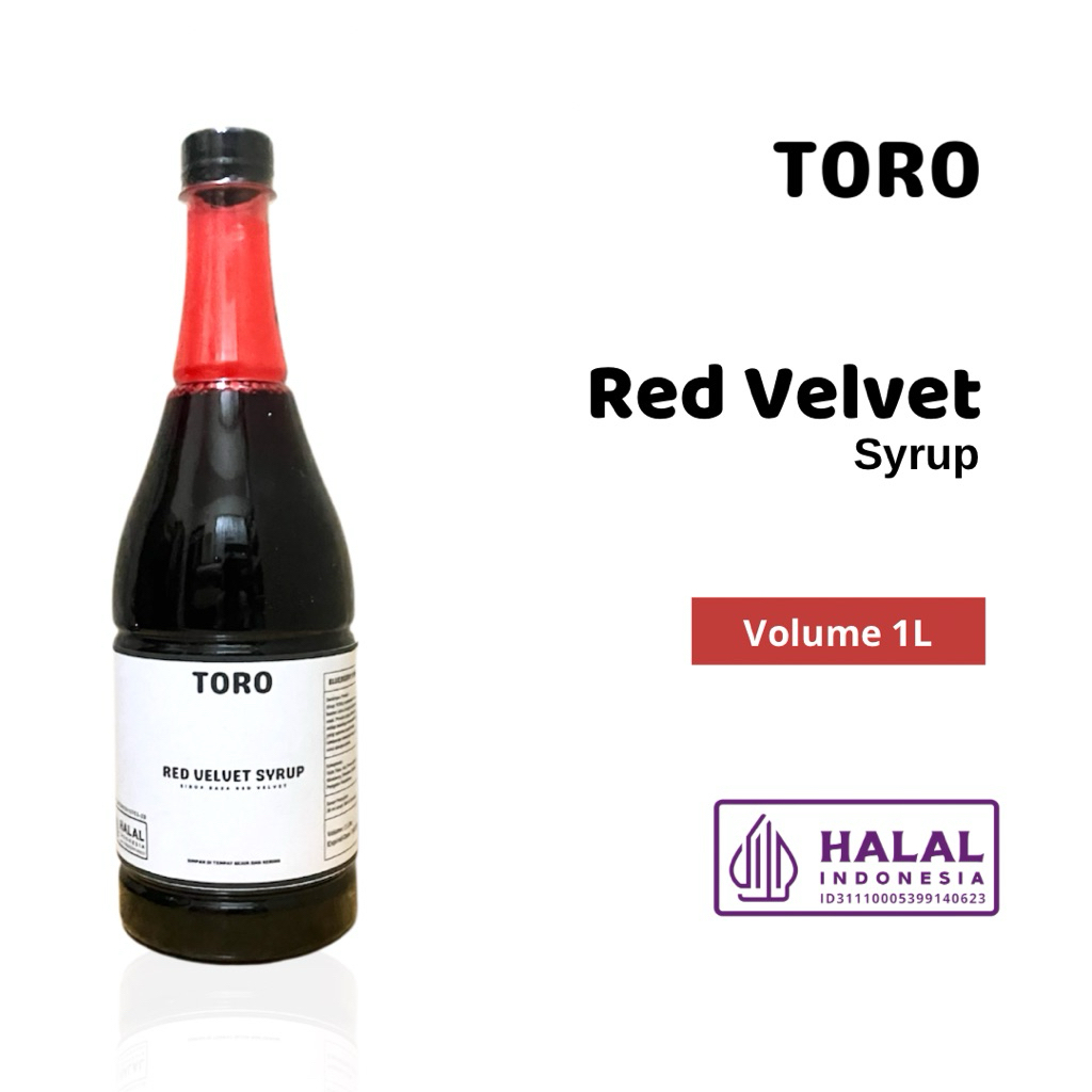 

Red Velvet Syrup 1L / Sirup Rasa Red Velvet 1000ml