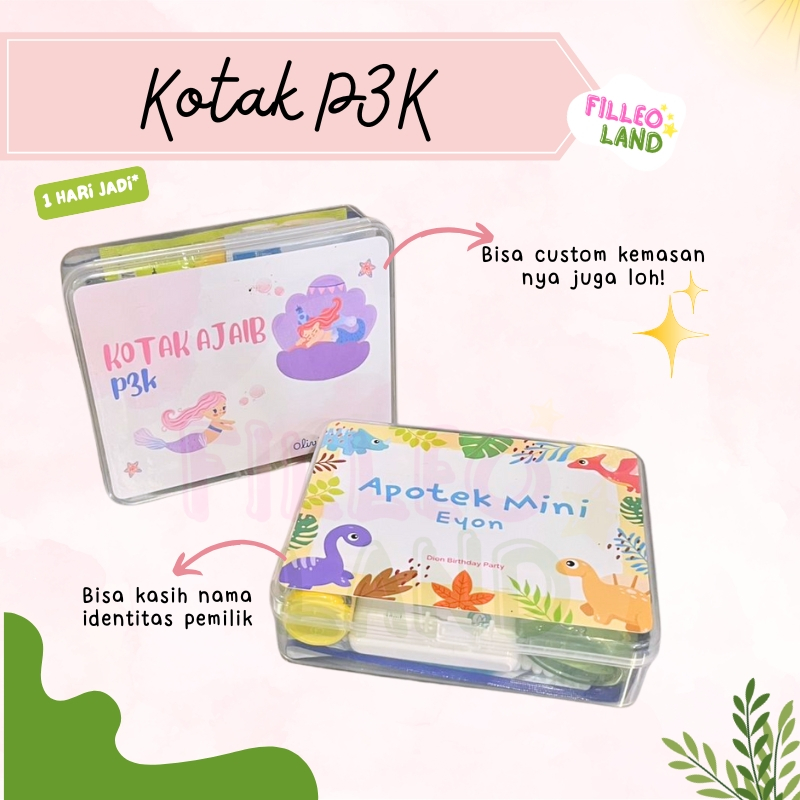 Kotak P3K Apotek Mini Kotak Obat Anak Hampers Goodie Bag Unik