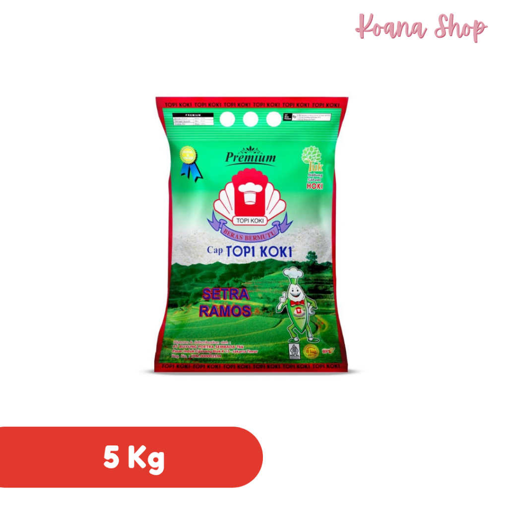 

Top Koki Beras Setra Ramos 5 Kg