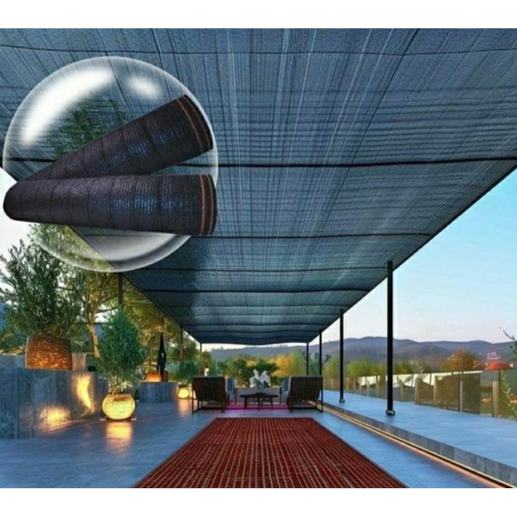 jaring paranet 90% uk. 2x4 2x5 2x6 2x7 2x8 2x9 2x10 2x11 2x12 2x13 2x14 2x15 peneduh tanaman tahan t