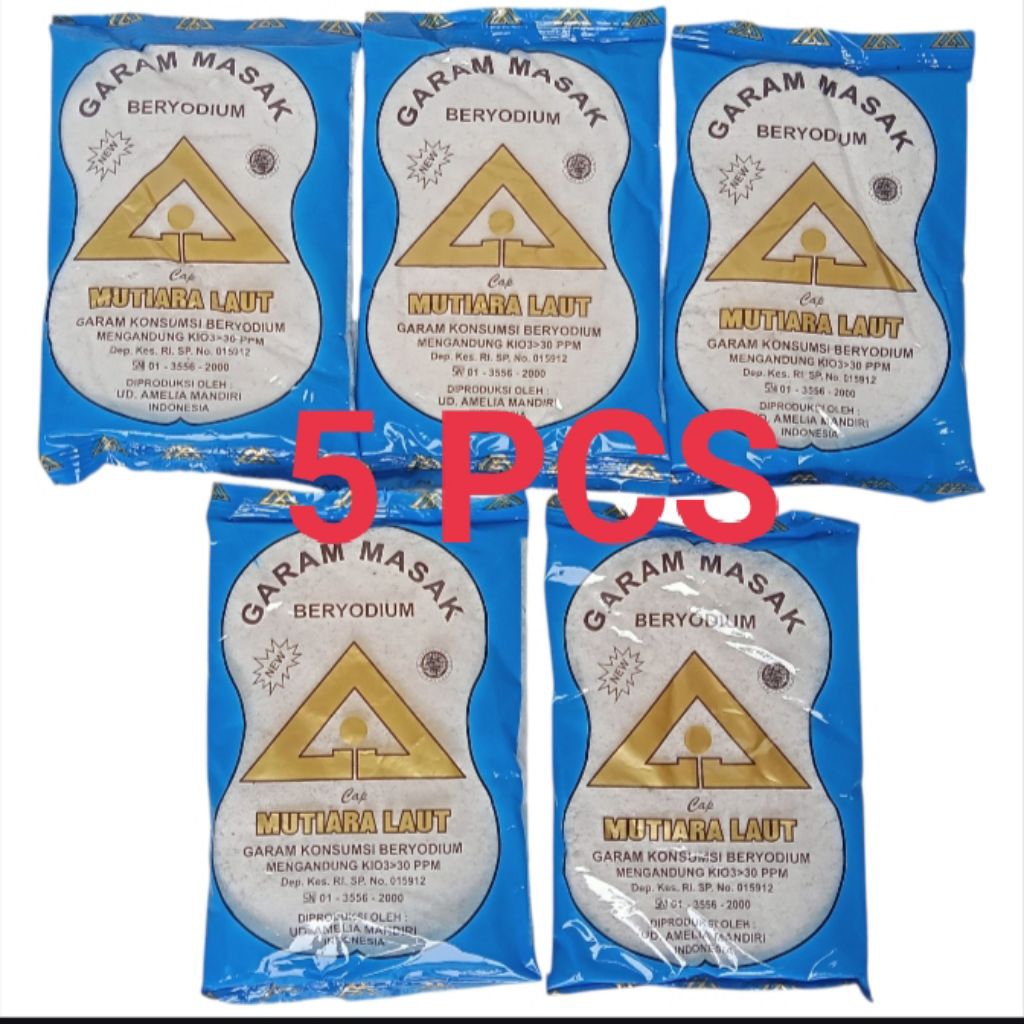 

(5 pcs) garam konsumsi,Khalus,beryodium